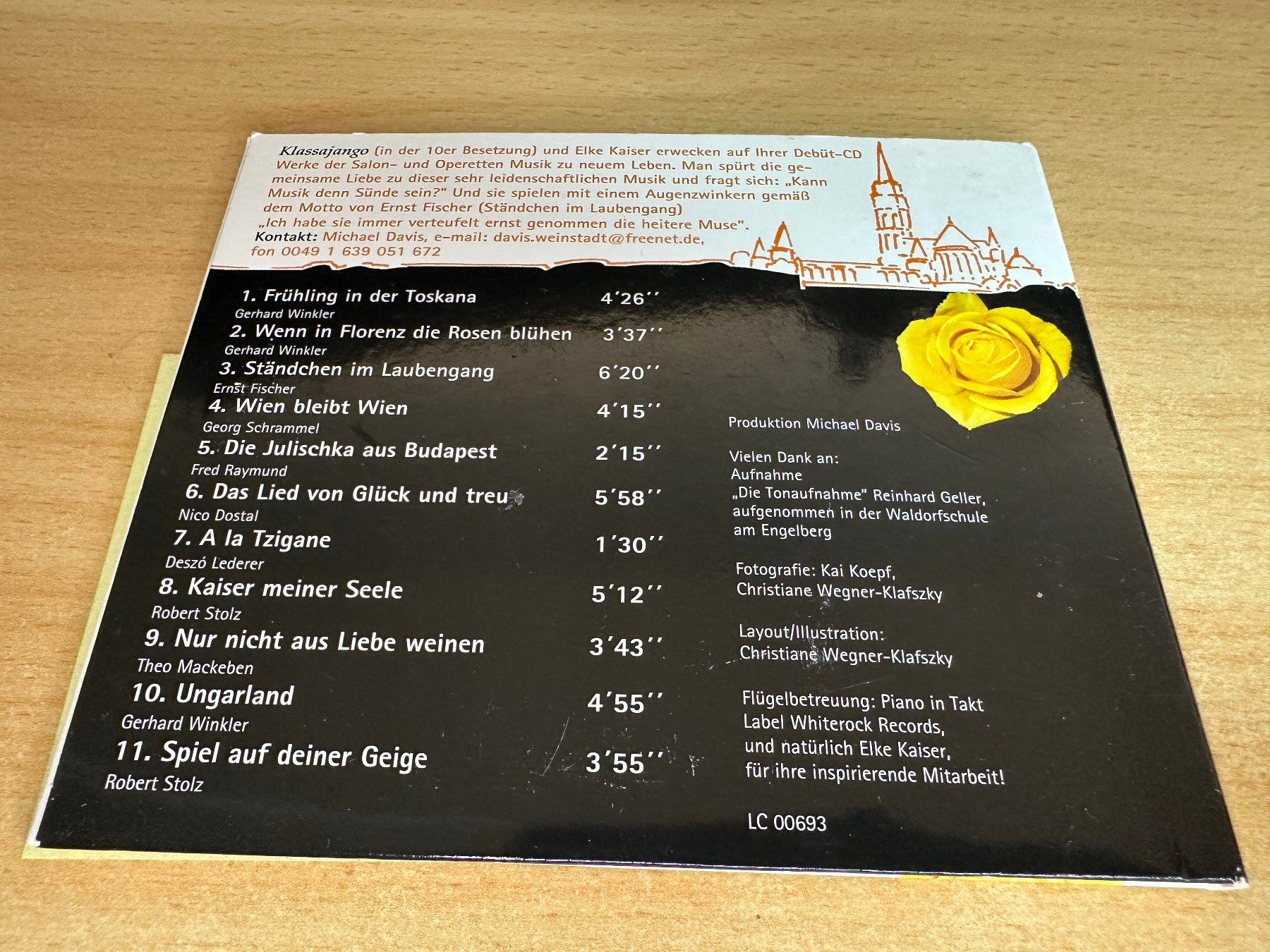 CD: Klassajango von Florenz bis Budapest – Usato da Rikon im Tösstal venduto da Alpenmutz 1