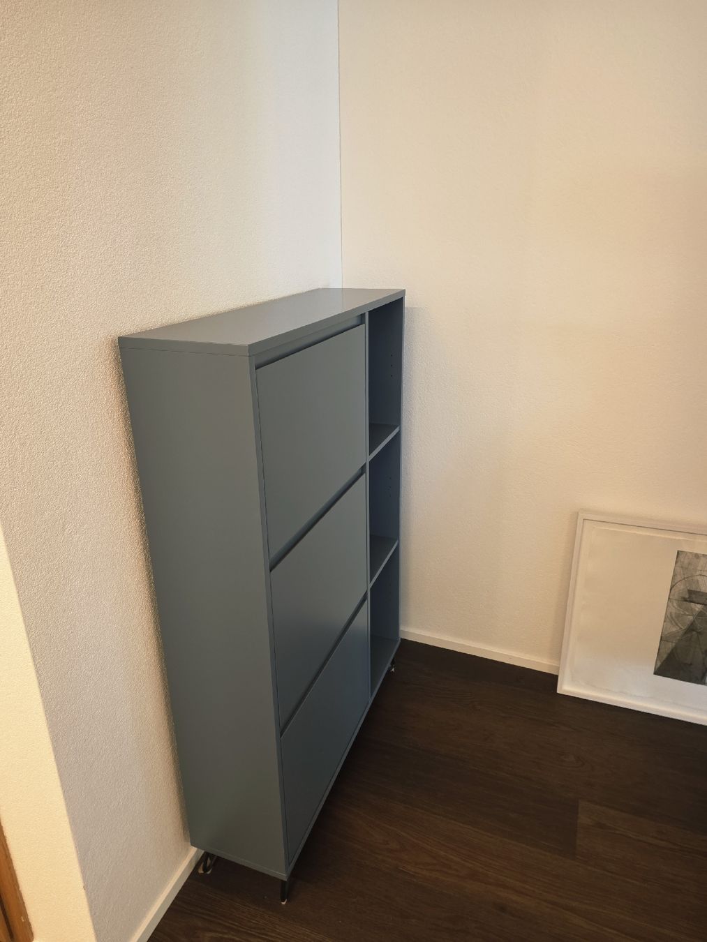 Armadi: Schuhschrank Schieferblau – Usato da Winterthur venduto da LinardBarth 3