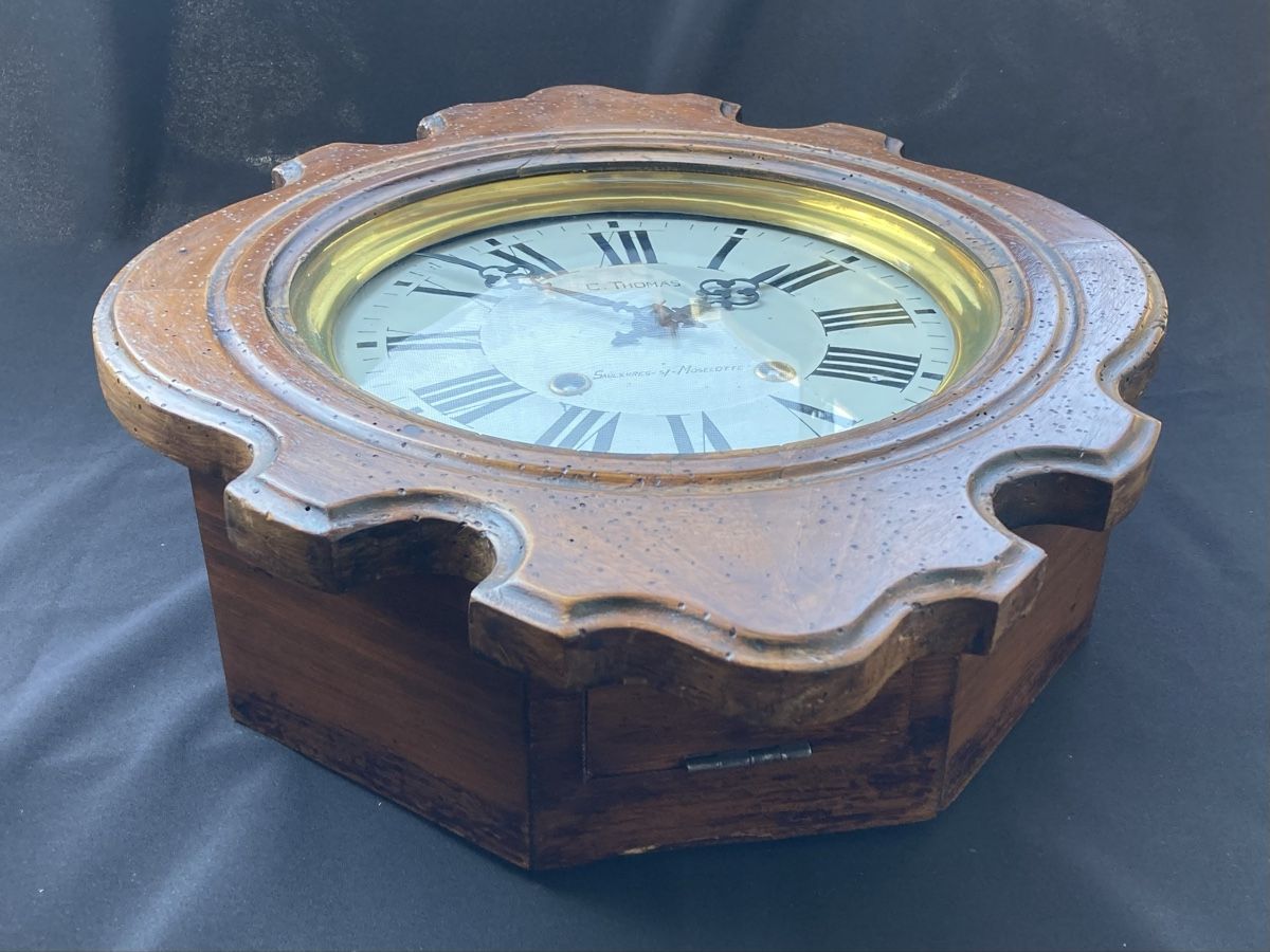 Orologi da terra & Orologi da parete: Französische Wanduhr C. Thomas – Usato da Hölstein venduto da Uhriella 8