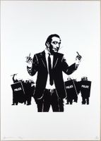Death NYC Ltd Pop Art Druck " Banksy Police Salvador Dalí