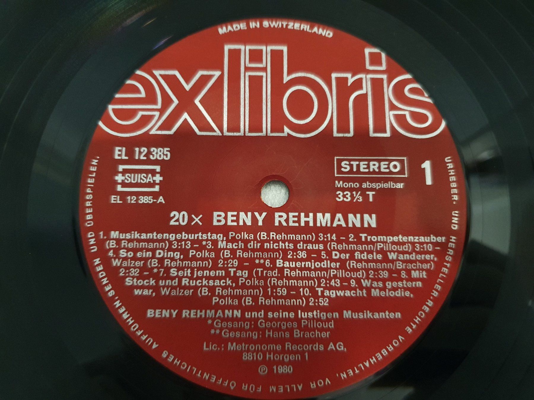 Dischi in vinile: 20 X Beny Rehmann – Usato da Uster venduto da Vinyl-Leidenschaft 3