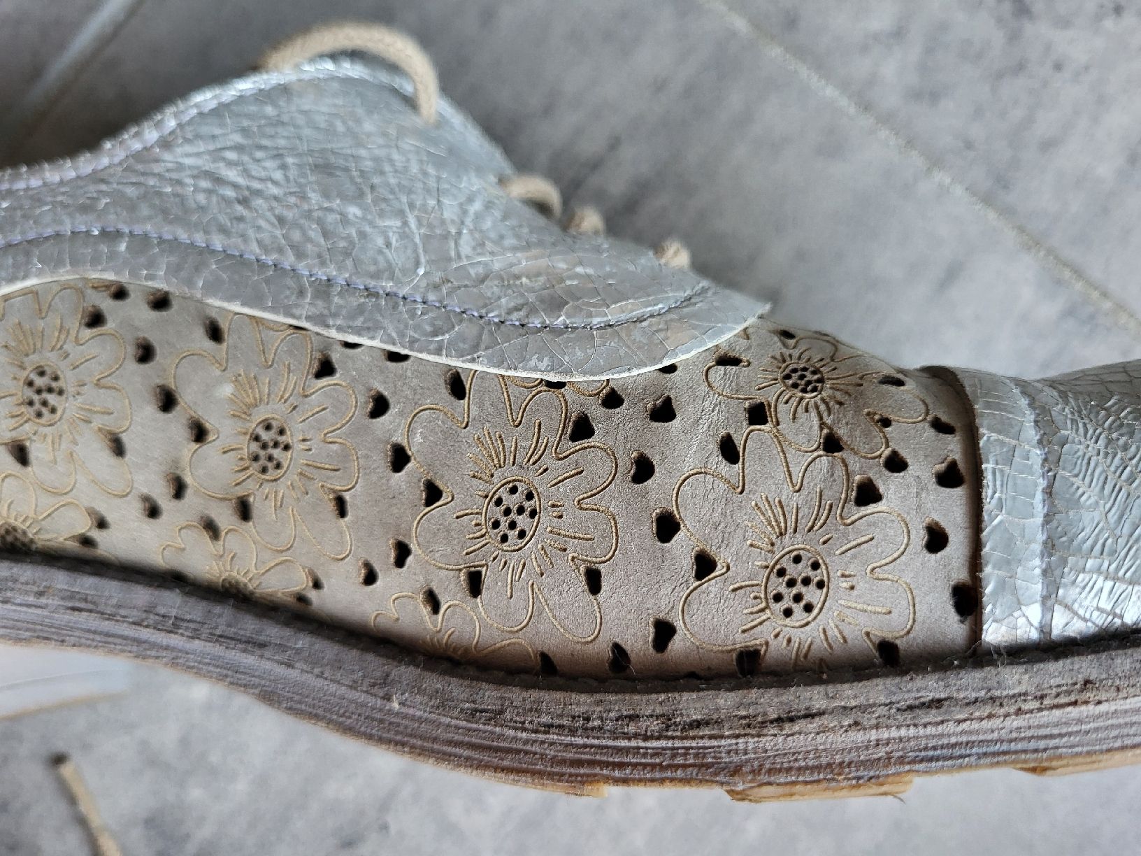Damenschuhe: Scarpe stringate BRAKO argento, nr. 39 - look primaverile – Gebraucht aus Cadempino von Tatiana01112 2