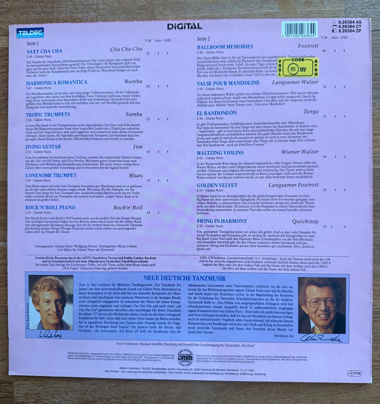 Dischi in vinile: Günter Noris - Tanzplatte des Jahres '87 – Usato da Goldach venduto da Messerguru 1