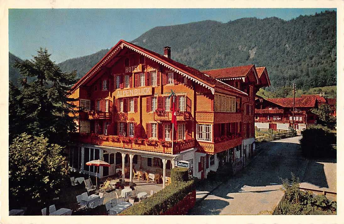 Ansichtskarten: HOTEL ALPENBLICK WILDERSWIL 1953 – Gebraucht aus Lufingen von philatelieshop