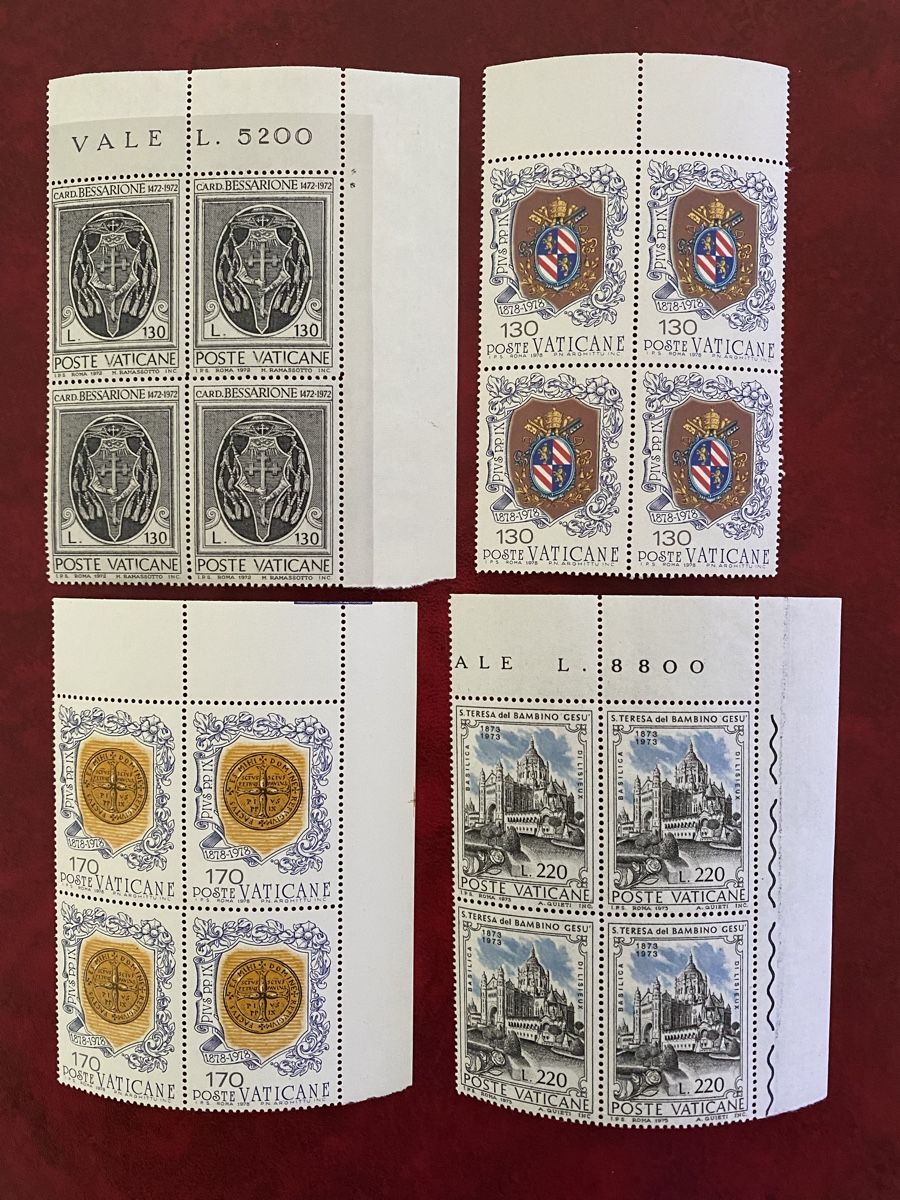 Tutti i francobolli: Blocs  NEUFS timbres - Vatican – Nuovo (secondo la descrizione) da Petit-Lancy venduto da Solcarm