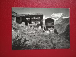Saas-Fee Wallis Walliser Haus auf Hohnegg s/w Karte