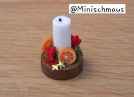 Winter Kerzenständer Handgemacht, Auch für Maileg