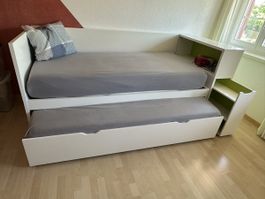 Kinderbett mit Schublade, Doppelbett, Gästebett