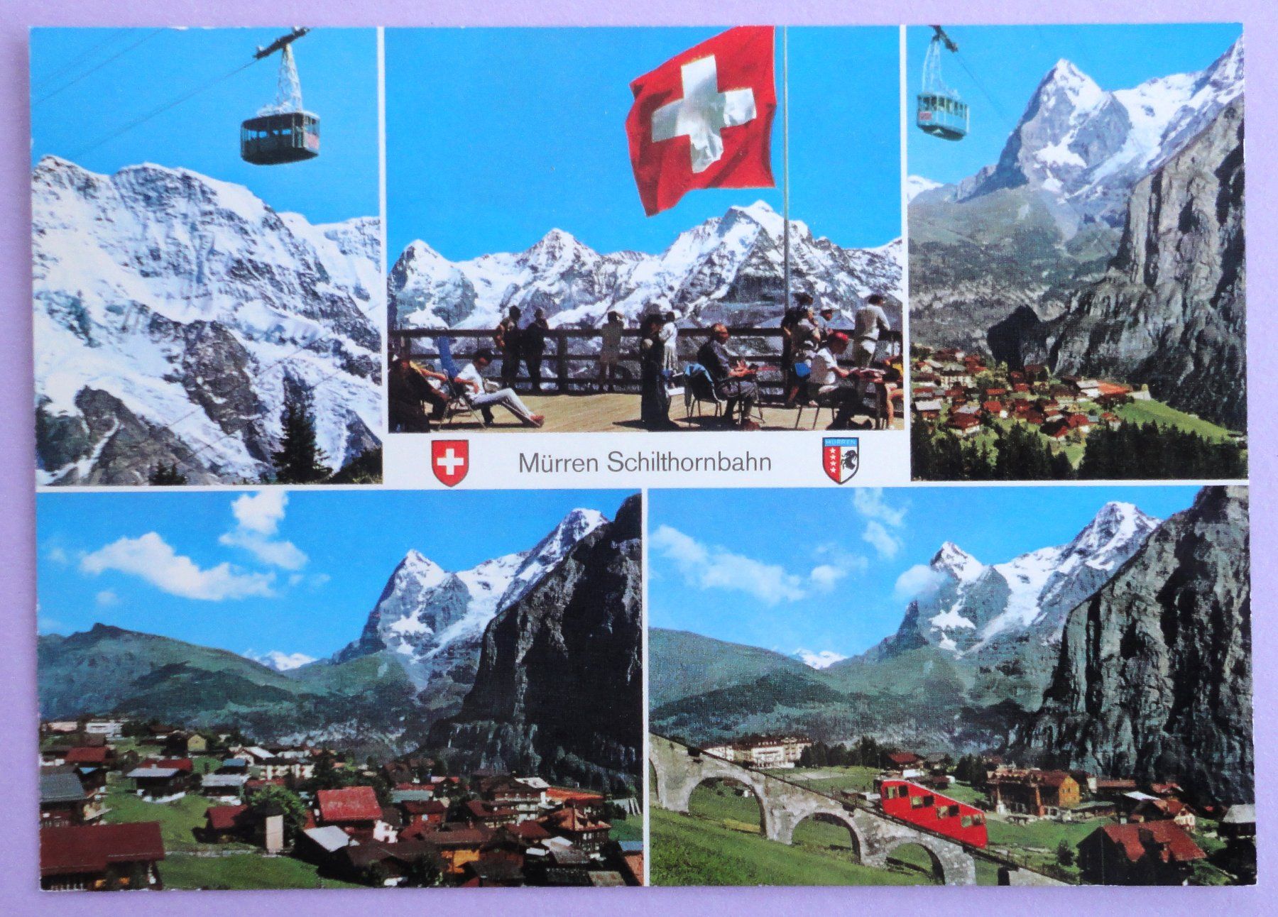 Cartoline postali: Mürren (B.O.), Schilthornbahn – Usato da Fétigny venduto da Billy2miny