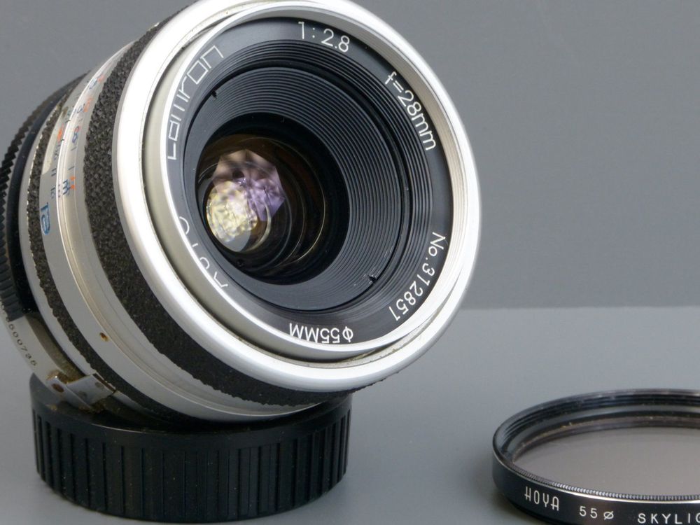 Objectif Tamron 28mm F/2.8 Adaptall 2 - Monture Canon EOS, Olympus OM, Pentax K
