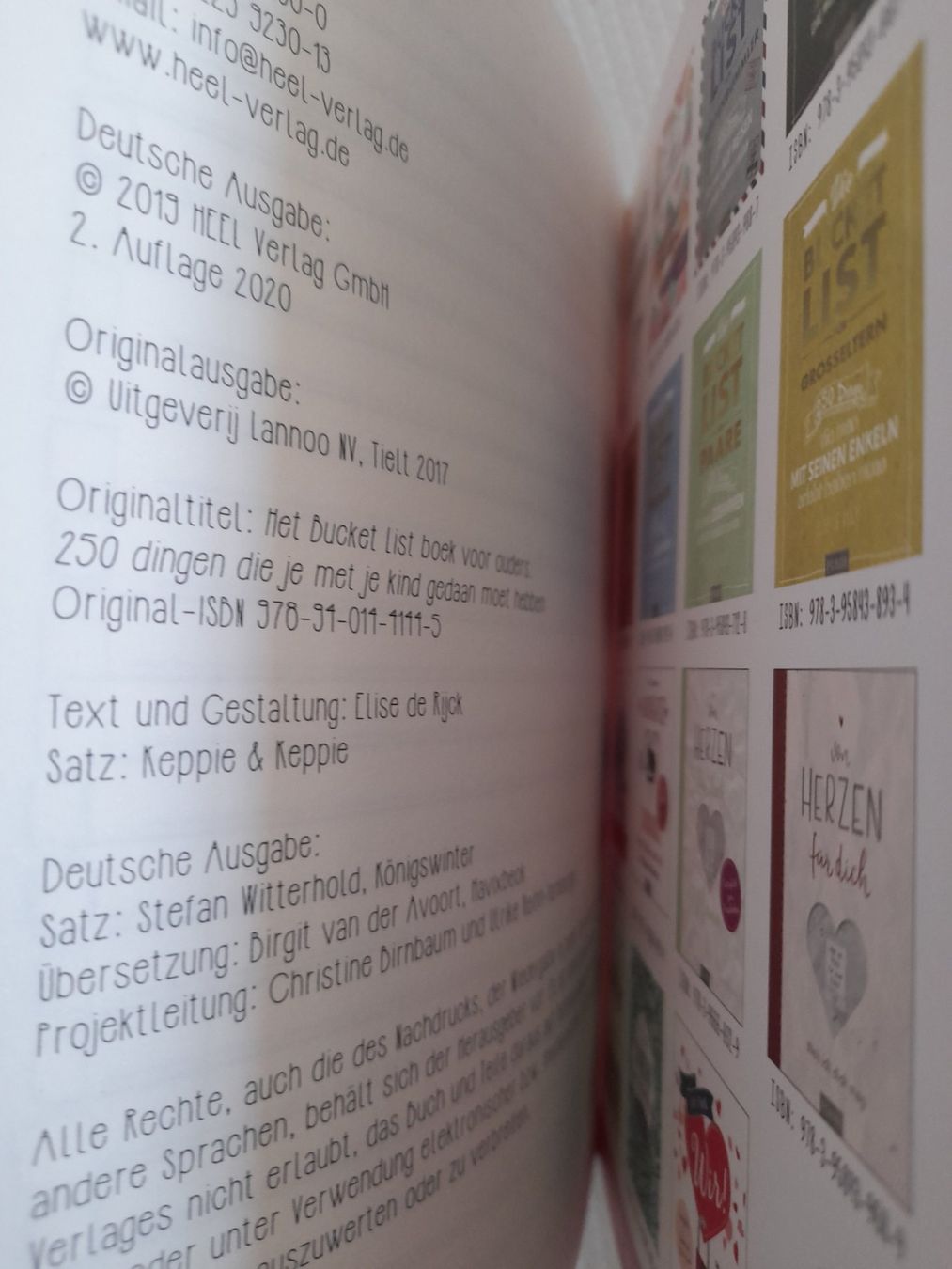 Libri: Die echte Bucket List für Eltern – Usato da Zürich venduto da Zurich 4