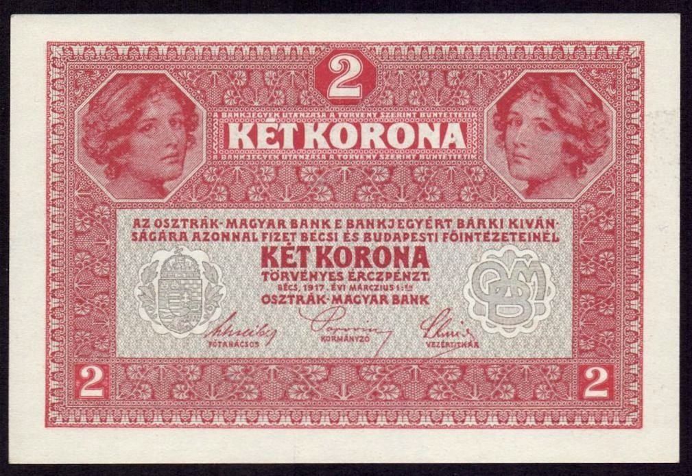 Banconote: 2 Kronen 1917/1919 UNZ – Nuovo (secondo la descrizione) da Flamatt venduto da samowarow 3