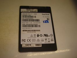 1 stück 128gb ssd. Sandisk X600. nur 65 stunde