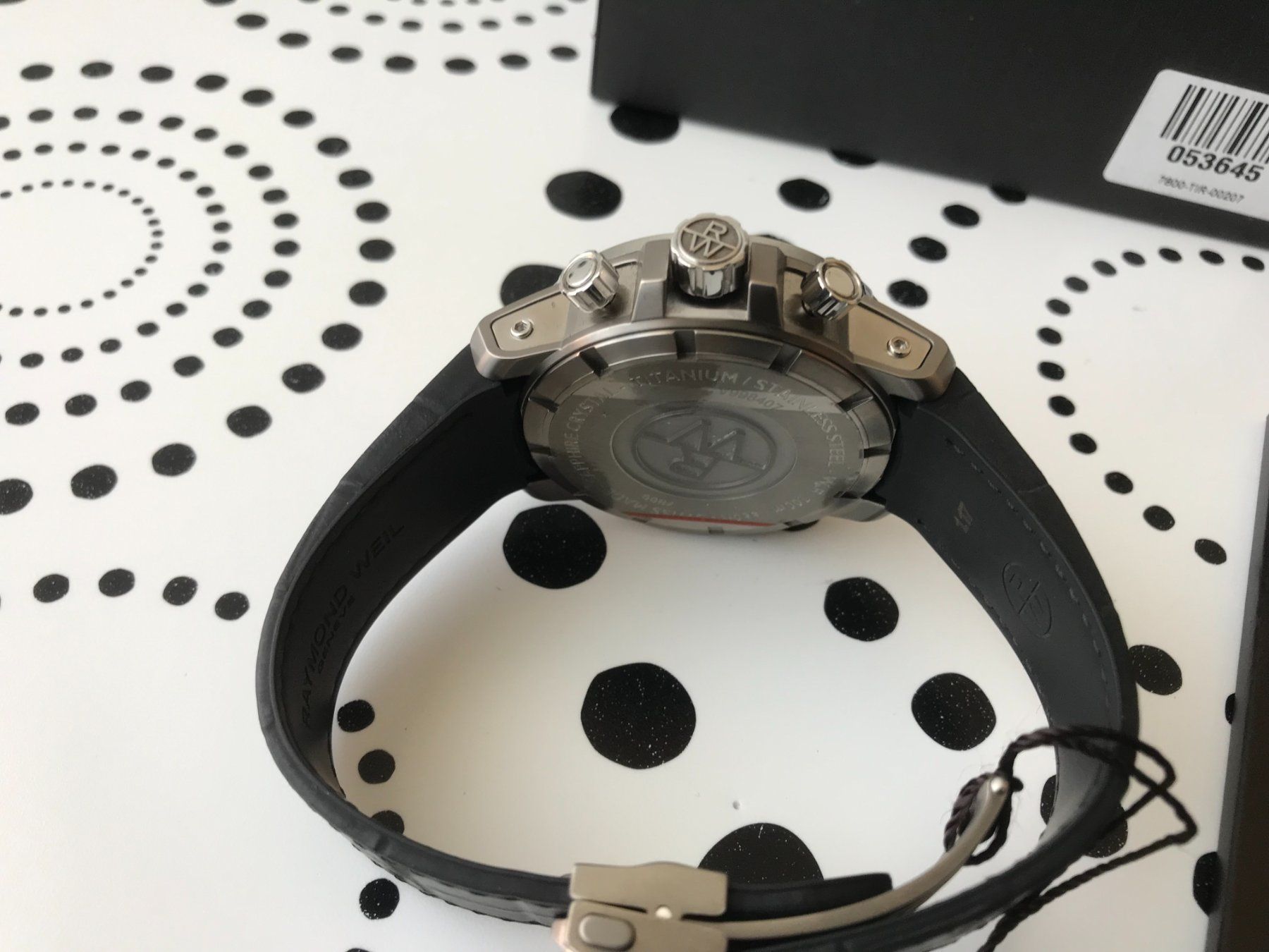 Raymond Weil Orologi: RAYMOND WEIL NABUCCO - CHRONO AUTOMATIC TITANIUM SWISS MADE – Nuovo (secondo la descrizione) da Epalinges venduto da watchforyou 6