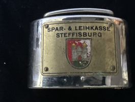 Metall Spardose, Spar-& Leihkasse Steffisburg