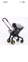 Poussette 2 en 1 Pliable et Portable Gris