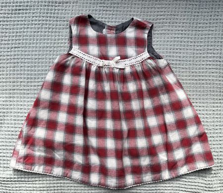 Gr.80, Kleid kariert trägerlos von H&M