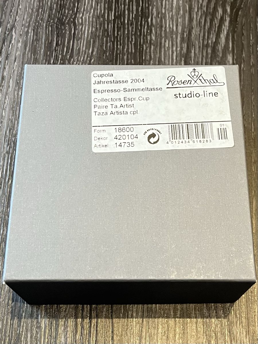 Rosenthal Tazze: Rosenthal Studio-Line Tasse mit Unterteller "Cupola 2004" – Nuovo (secondo la descrizione) da Egg b. Zürich venduto da Paman1999 1