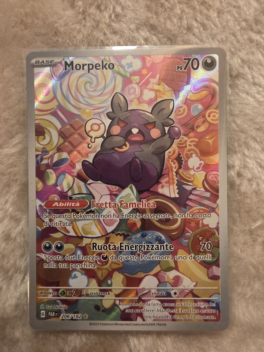 Pokémon Carte collezionabili: Morpeko Paradox Rift Illustration Rare – Nuovo (secondo la descrizione) da Mendrisio venduto da Tobler.