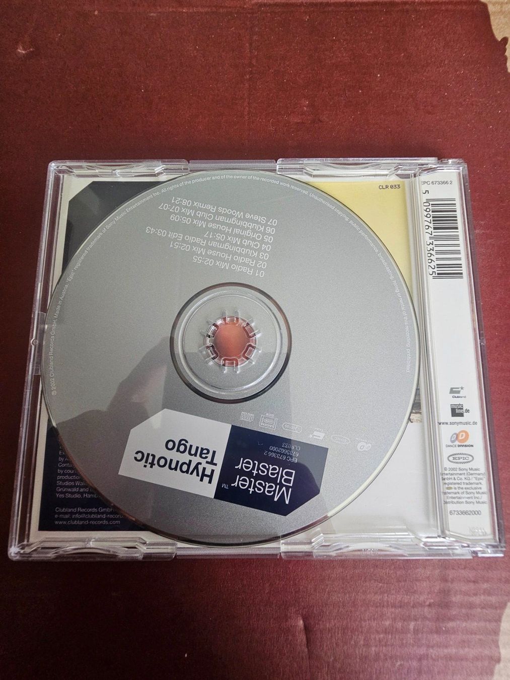 CDs: CD Single - Master Blaster – Hypnotic Tango (House, 2002) – Gebraucht aus Biberist von Foolio0 1