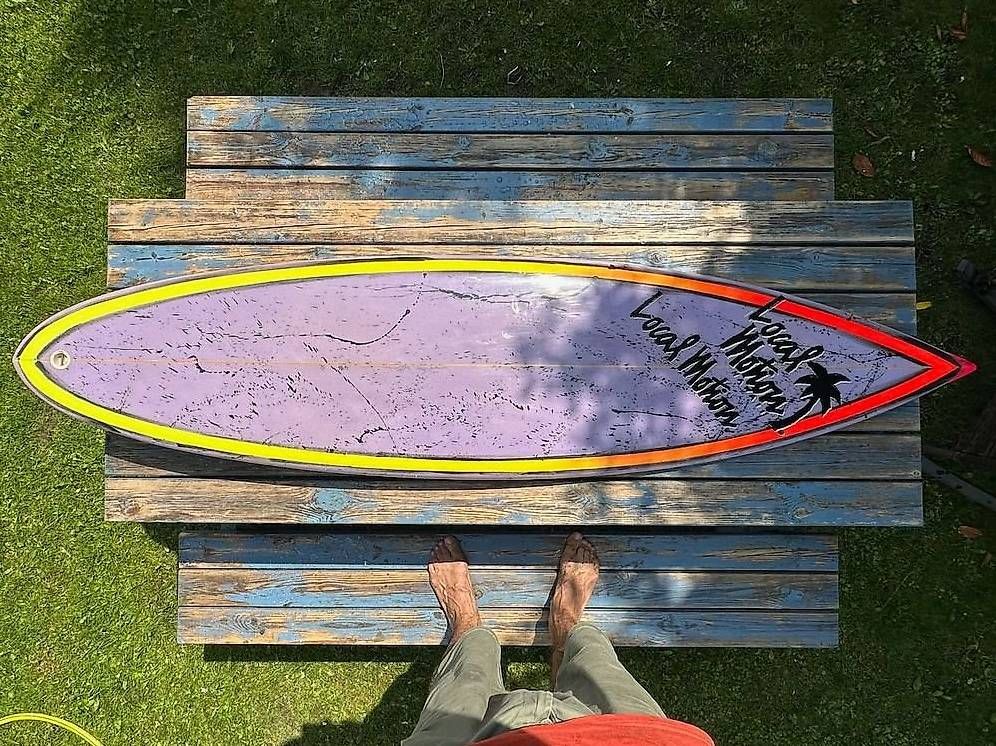 Tavole da surf e di nuoto: Local Motion Steve Wilson 6'4" Vintage Surfboard – Nuovo (secondo la descrizione) da Buttwil venduto da webi74