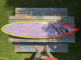 Local Motion Steve Wilson 6'4" Vintage Surfboard