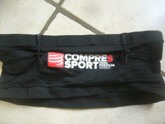 Compressport Free Belt Ceinture Running Adulte Unisexe, Noir