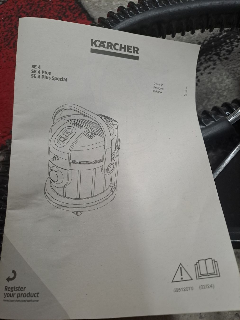 Kärcher Aspirapolveri & Accessori: Kärcher SE4 plus? – Usato da Bannwil venduto da kfr_x9dk 1