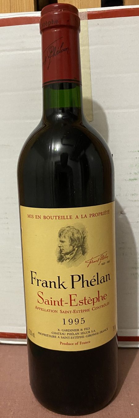 Château Phélan Ségur Wein: Chateau Frank Phelan  Rouge 1995 – Neu (gemäss Beschreibung) aus Cully von Forninho 1