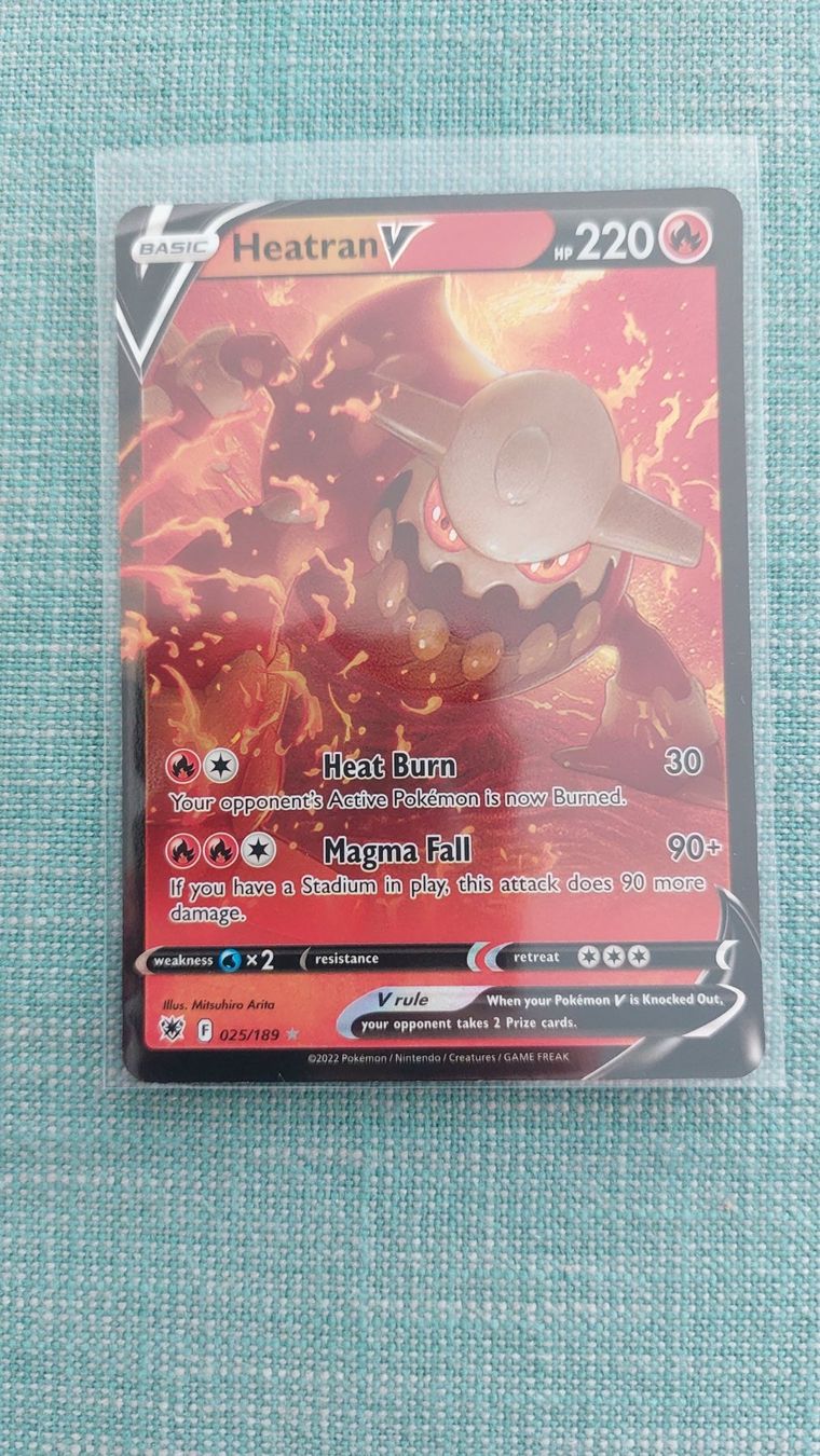Pokémon Carte collezionabili: Heatran V Astral Radiance – Nuovo (secondo la descrizione) da Bellinzona venduto da Pagur