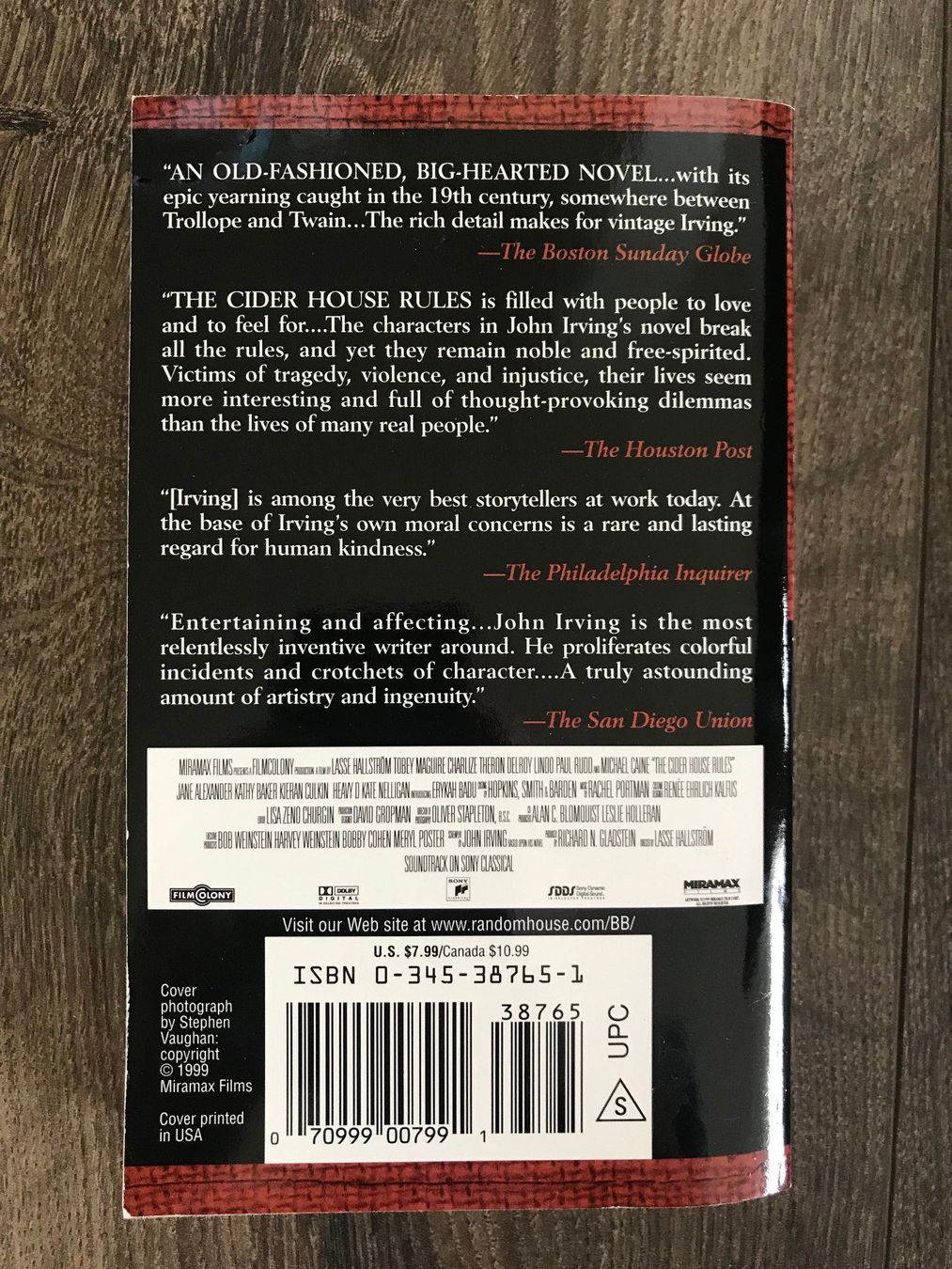 Libri: The cyderhouse rules - John Irving – Usato da Amden venduto da Arven-Schmuck 1