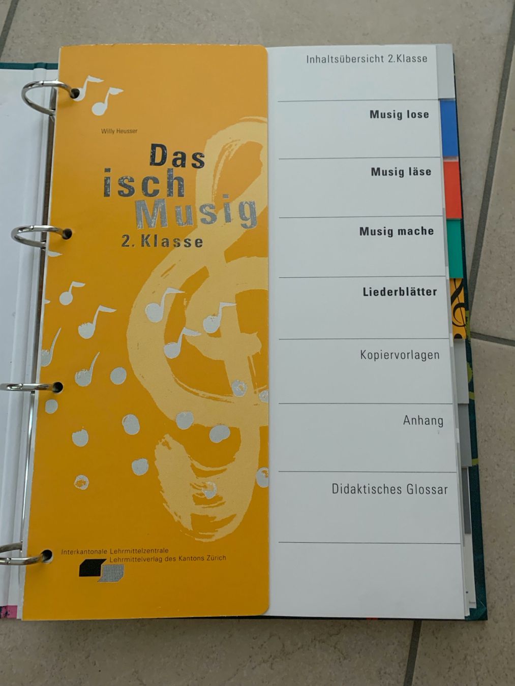 Libri: DAS ISCH MUSIG/ 2. KLASSE – Usato da Brugg AG venduto da olamim 1