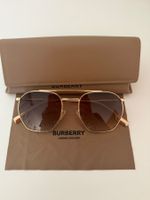 Sonnenbrille Burberry goldfarben neuwertig