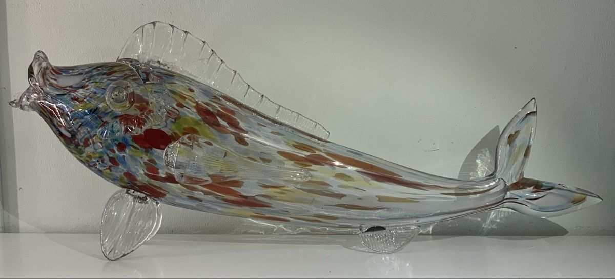 Murano Statuette: Grand Poisson Murano – Usato da rolle venduto da Tontonjulot