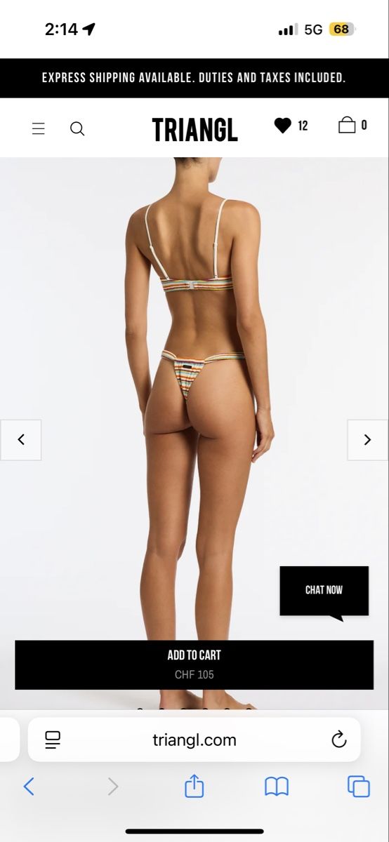 Costumi da bagno & Bikini: Triangl Bikini Pink Gr. M – Nuovo e nell'imballaggio originale da Bern venduto da tii-time 3