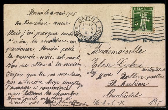 Cartes postales: AK Bern, Bubenbergplatz mit Strassenbahn – D'occasion à Berlin par bartko-reher 1