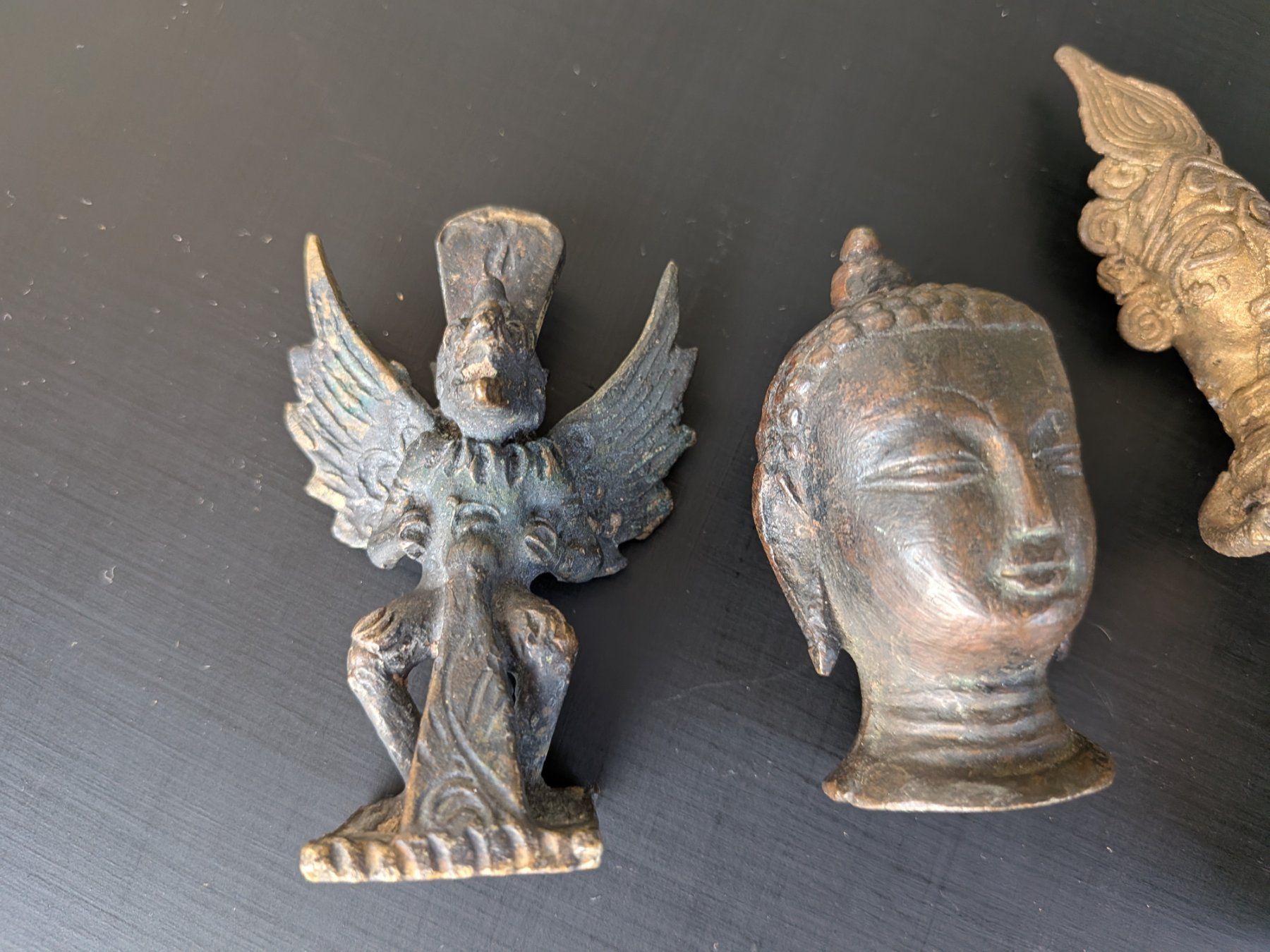 Skulpturen & Statuen: 6 Bronze Figuren, Buddhas und Elefant – Gebraucht aus Emmen von magelan 2