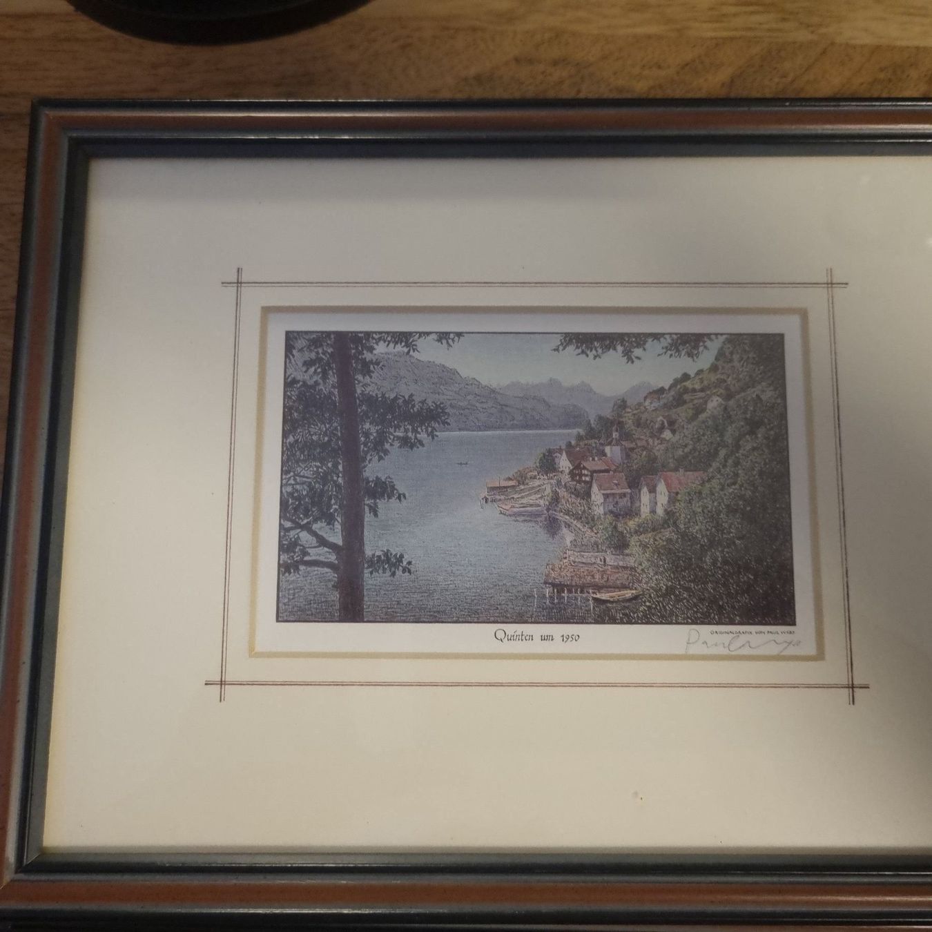 Grafica & Litografie: 4×Lithographie Paul Wyss Quinten – Usato da Zürich venduto da Melossoap 2