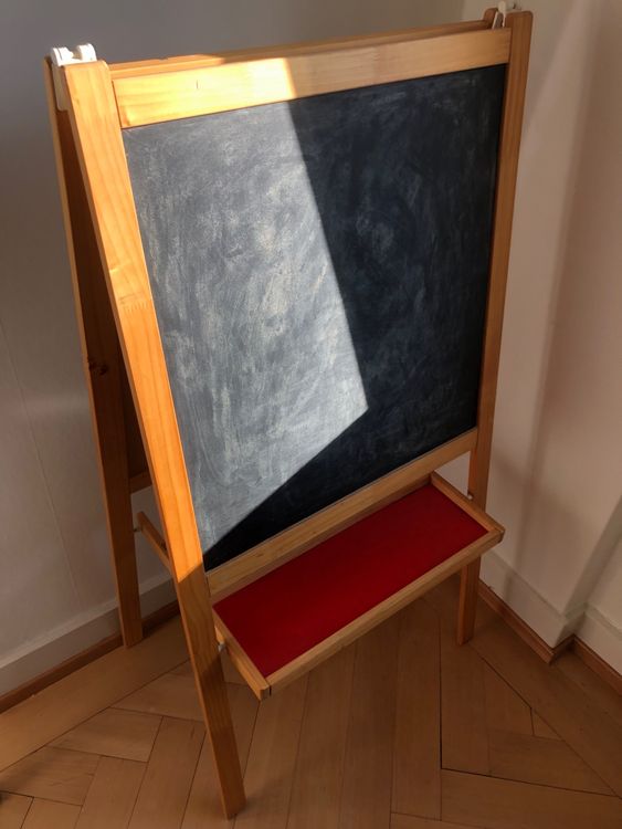 Kindertafel - 2in1 Maltafel Kreidetafel Holz | Kaufen auf Ricardo