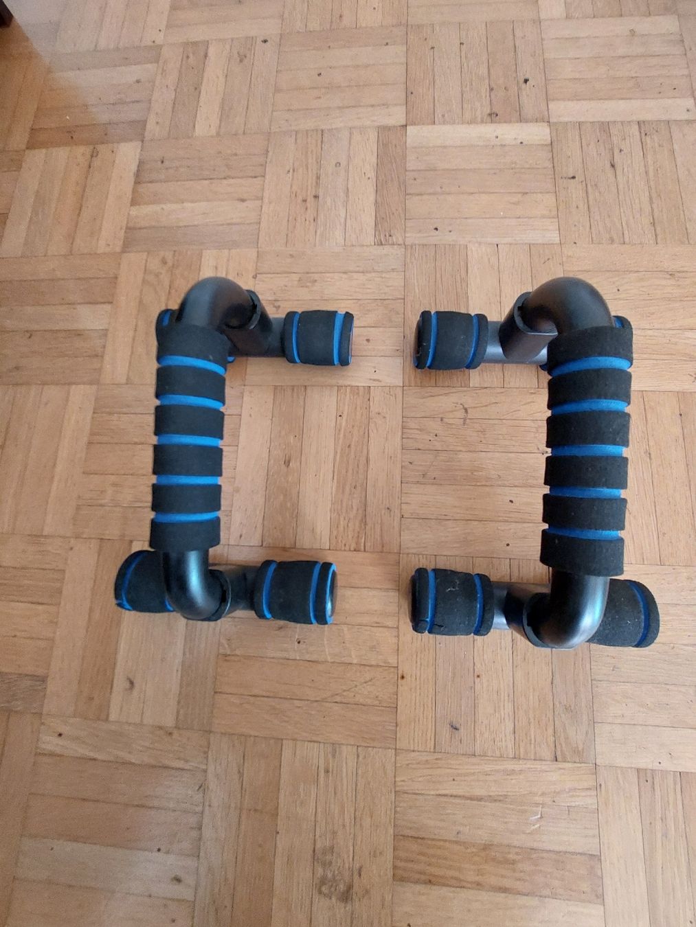 Hometrainer: Liegestützgriffe Push-up-Bars – Nuovo (secondo la descrizione) da Bern venduto da flo_c2qz 1