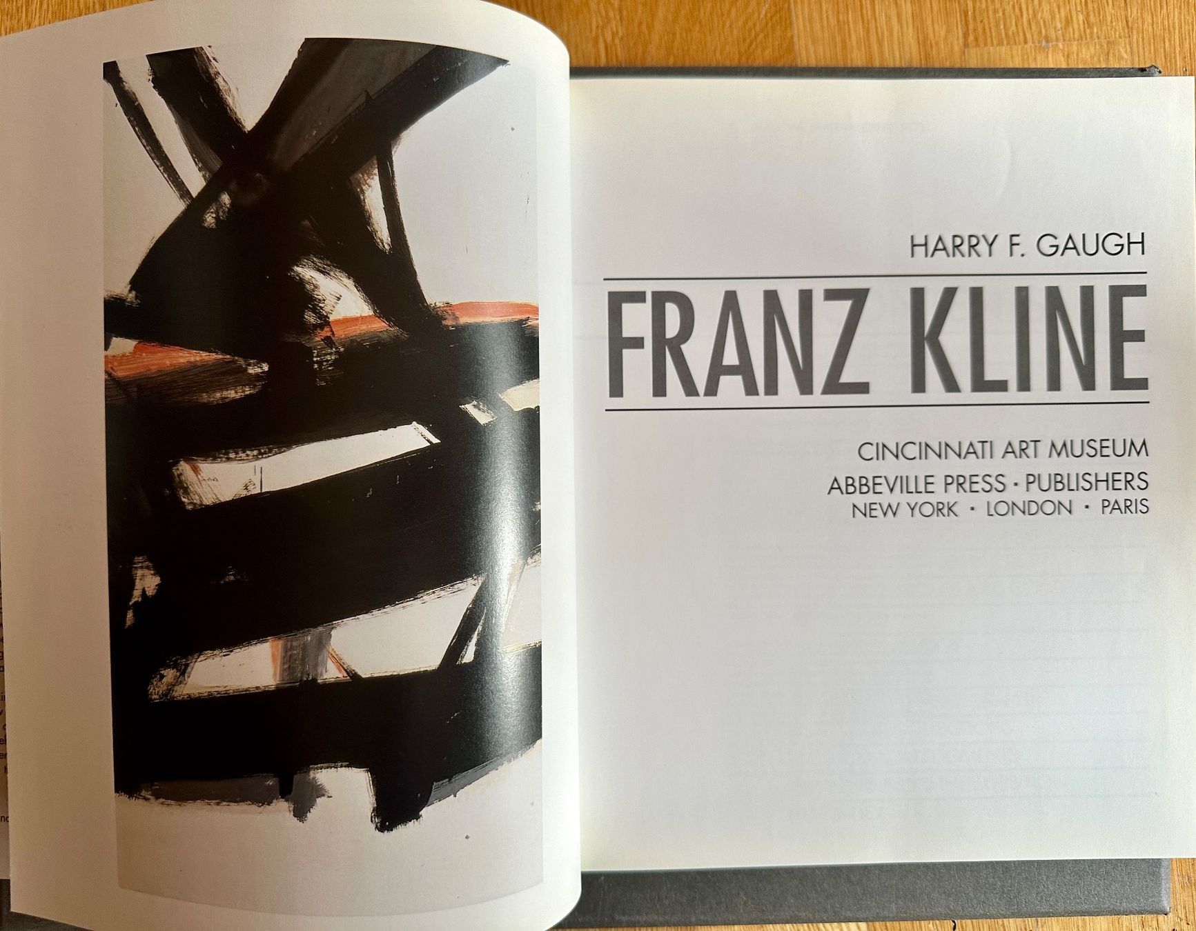 Bücher: Harry F. Gaugh: Franz Kline. – Gebraucht aus Zürich von allp 2