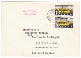 Lettre de Huttwil BPA A117 pour Fribourg le 9.III.38
