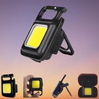Portable mini lampe LED USB, porte clé, magnétique