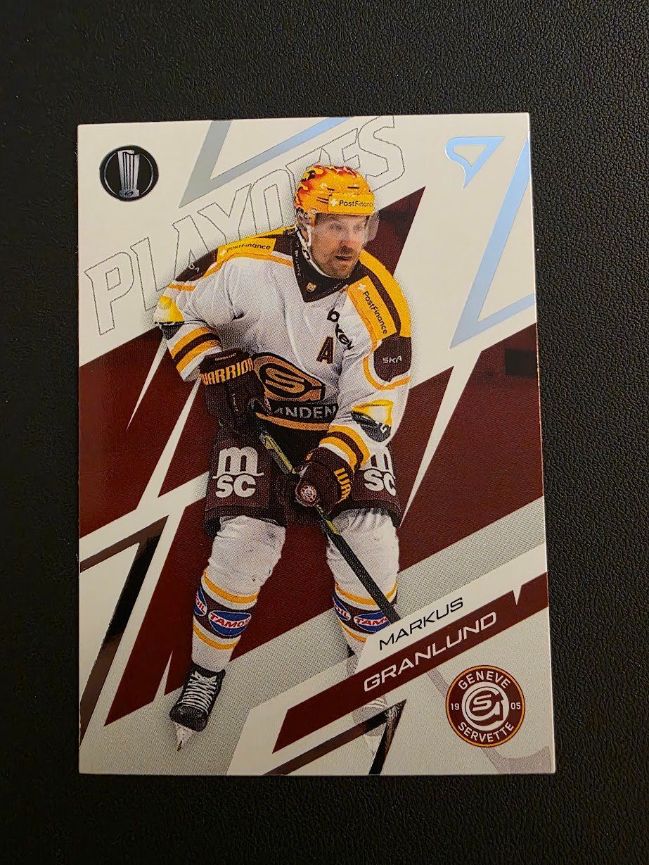Sportzoo Carte collezionabili: 2025/26 HC Genf-Servette Marcus Granlund Playoffs – Usato da Bauma venduto da Yotanke