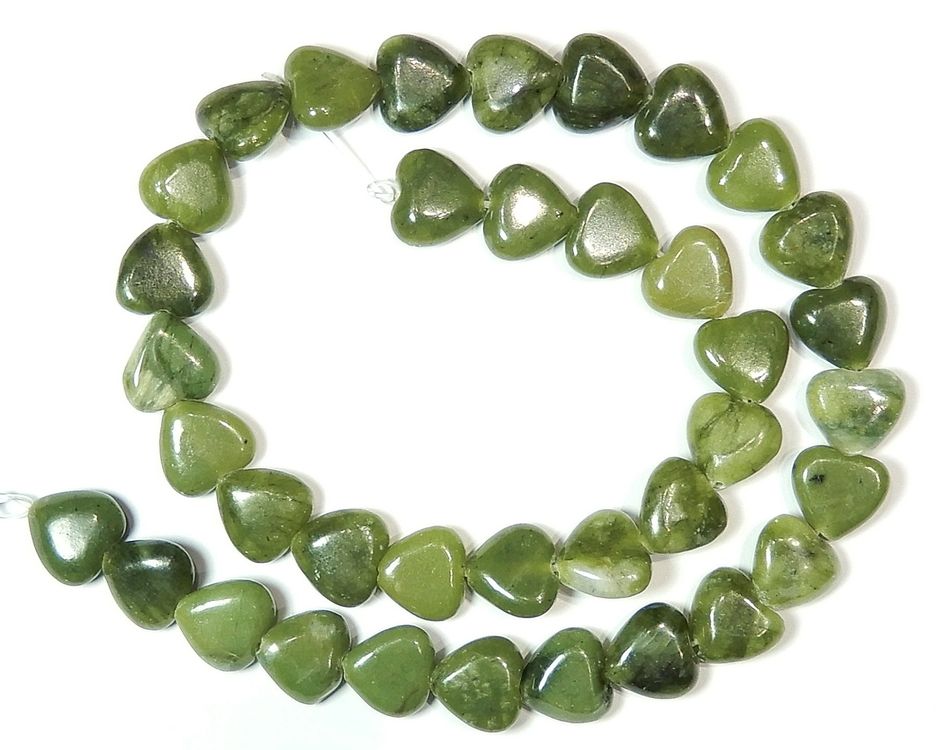 NBEADS Serpentinenstein-Perlen – Natürliche Grüne Jade, 10 Mm, Für Schmuck & DIY