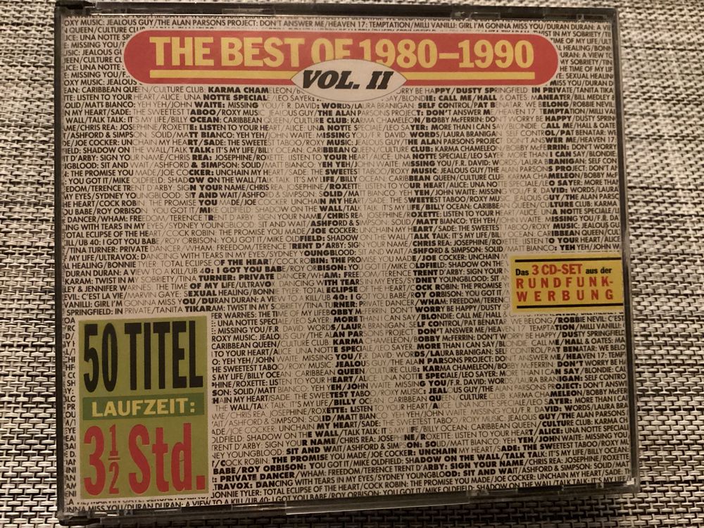 The Best Of 1980 1990 Vol. II (3CDBox) Kaufen auf Ricardo
