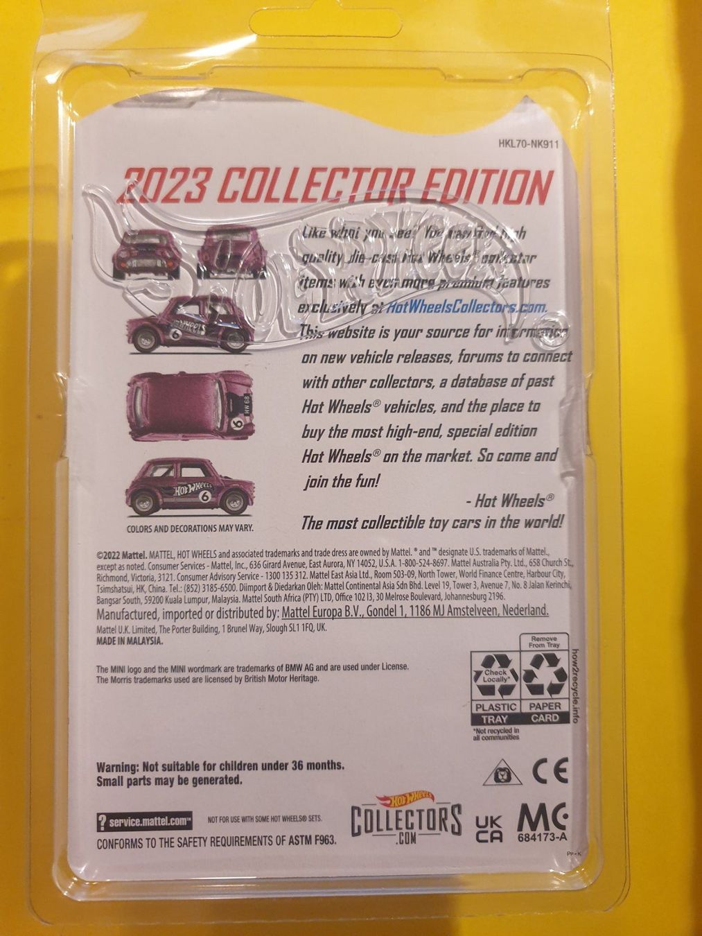 Hot Wheels Modellini d'auto: Hot Wheels 2023 Collector Edition Morris Mini – Nuovo e nell'imballaggio originale da Oftringen venduto da Rotor 8