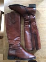 Stiefel Gabor cognac Gr. 3 schmaler Schaft