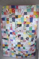 Quilt Patchwork Tagesdecke Plaid - Zauberkachel 132 x 182 cm