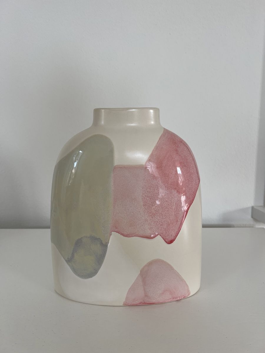 Vasi & Recipienti: Farbige Keramikvase, schöne Form – Usato da Winterthur venduto da lilly021 1
